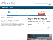 Tablet Screenshot of depre.net